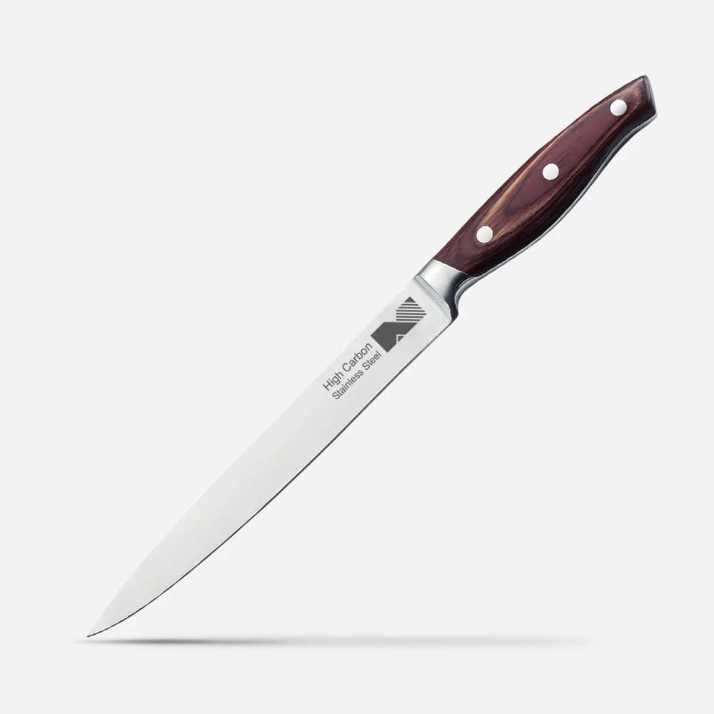 8-inch Slicing Knife with Wood Handle