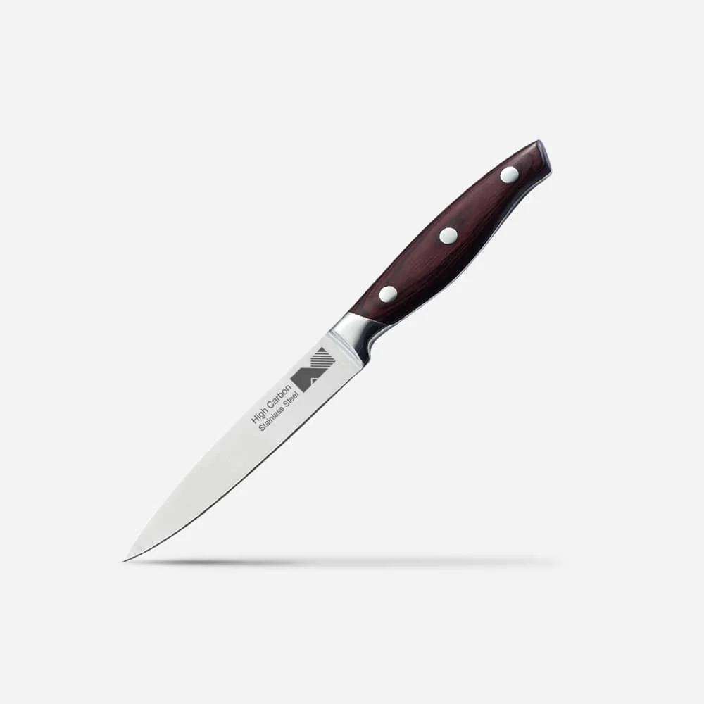 5-inch Utility Knife with Wood Handle