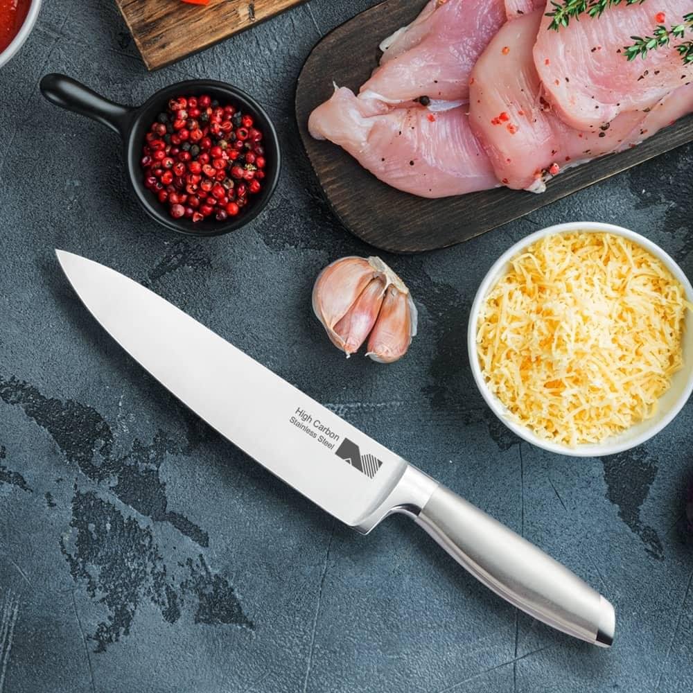 8-inch Chef Knife with Hollow Handle - Image 2