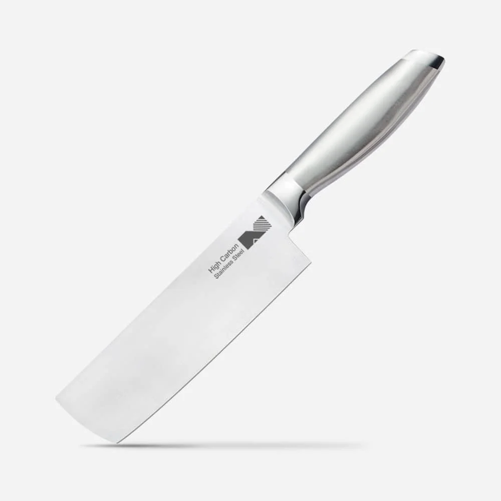 7-inch Nakiri Knife with Hollow Handle