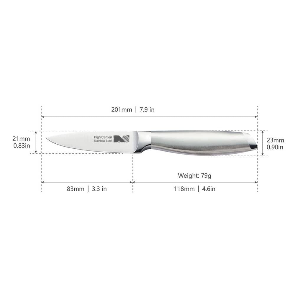 3.5-inch Paring Knife with Hollow Handle - Image 4