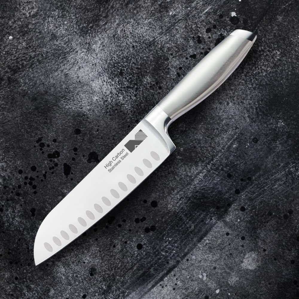 7-inch Santoku Knife with Hollow Handle - Image 3