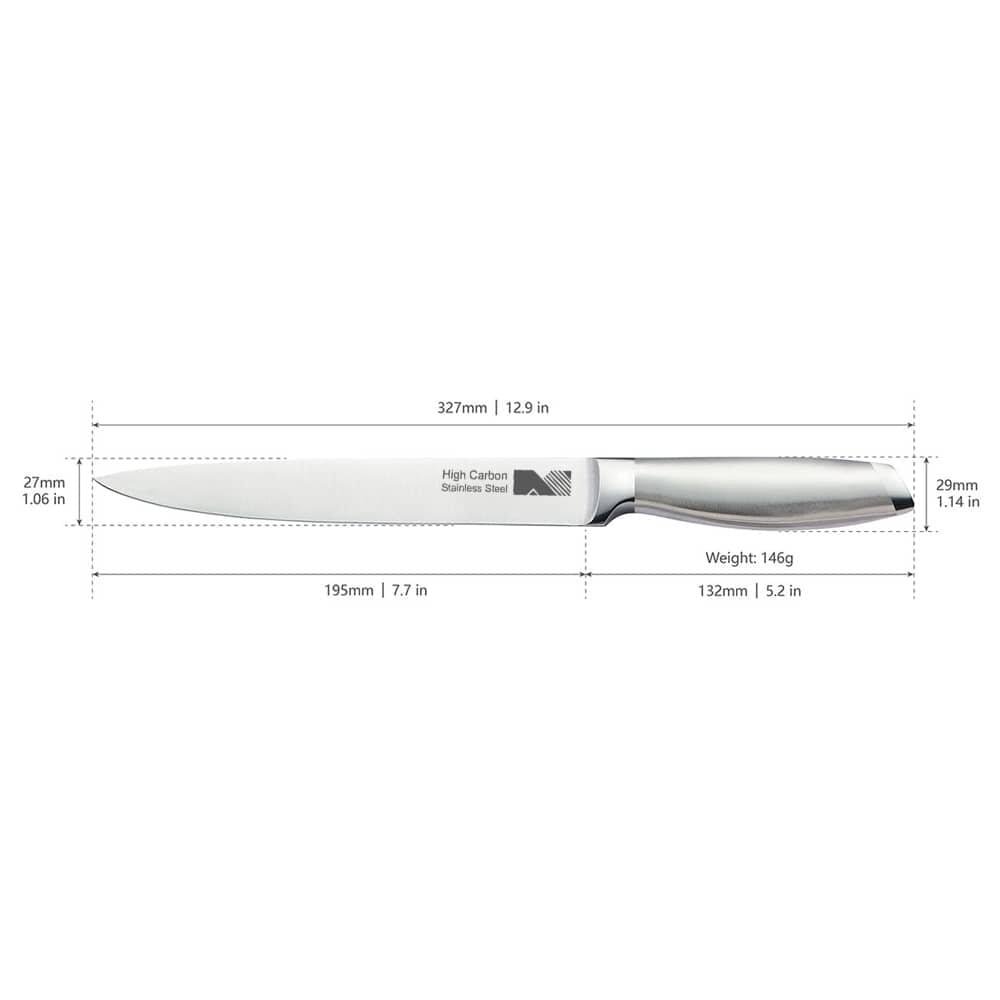 8-inch Slicing Knife with Hollow Handle - Image 4