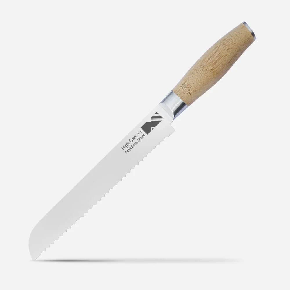 8-inch Bread Knife with Bamboo Handle